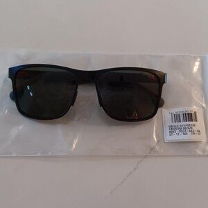 CARRERA Sunglasses Matte Black Metal Frame with Green Lens 8026/S 003QT NEW